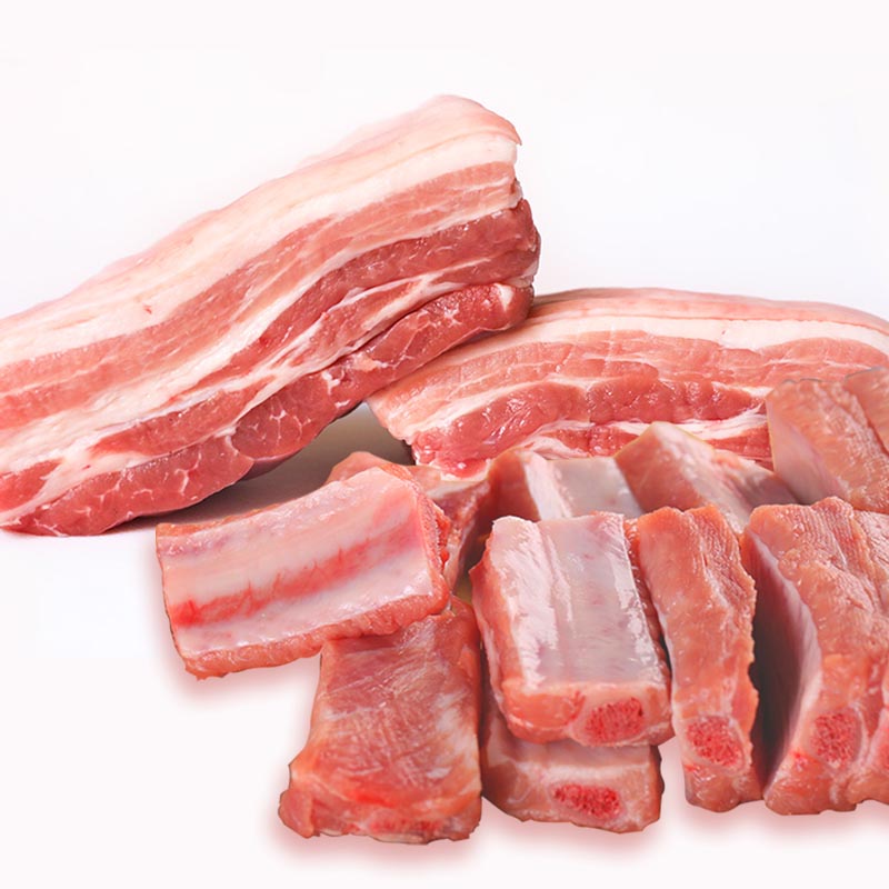 河北承德土猪肉300元套餐土猪排骨4斤土猪五花肉4斤