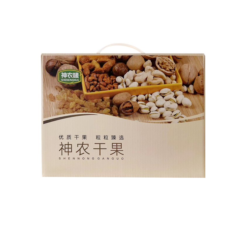 神农唛 神农干果多味核桃仁礼盒1kg/盒赠银耳一袋